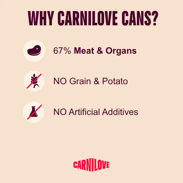 Carnilove Adult Wet Dog Food Tins - Lamb & Wild Boar - 6x400g Cans - Image 3