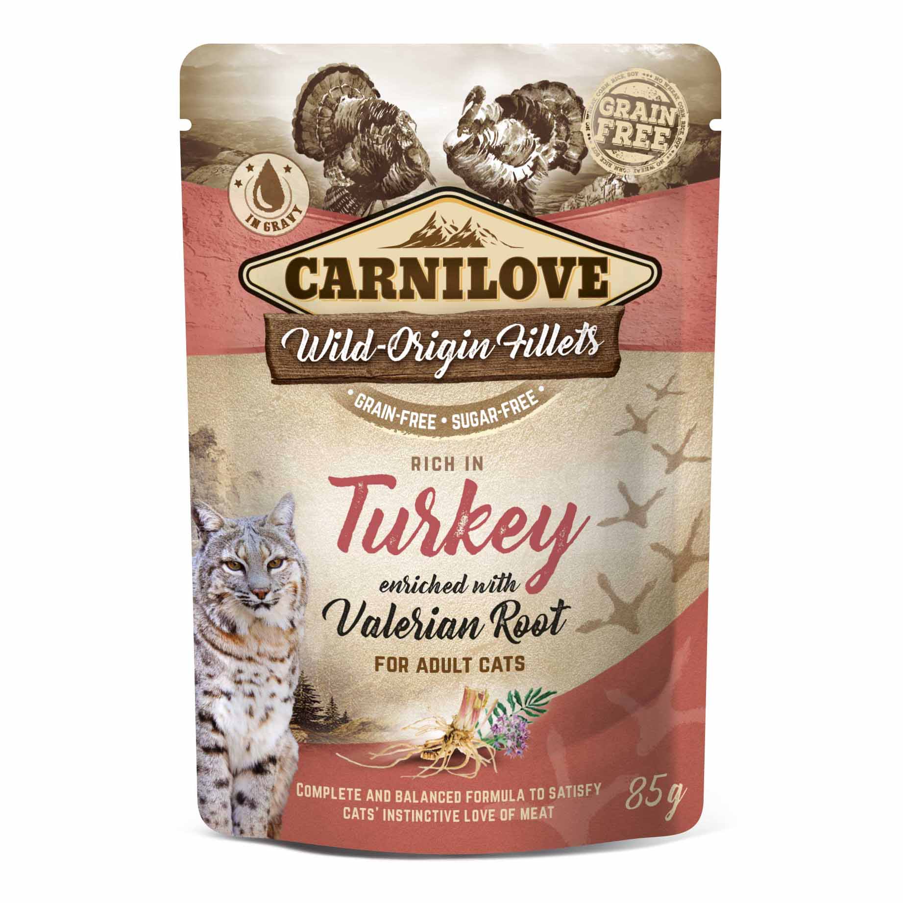 Carnilove Grain Free Adult Wet Cat Food Multipack - 12x85g Pouches - Image 2