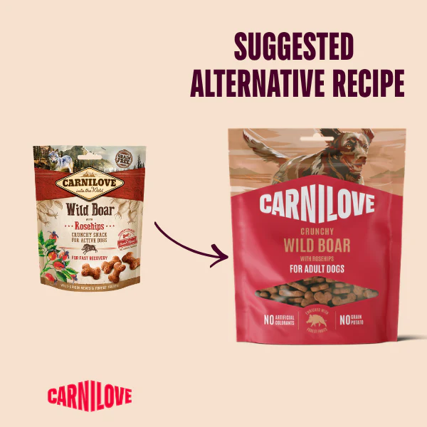 Carnilove Adult Crunchy Dog Treats - Wild Boar with Rosehips - 200g - Image 2