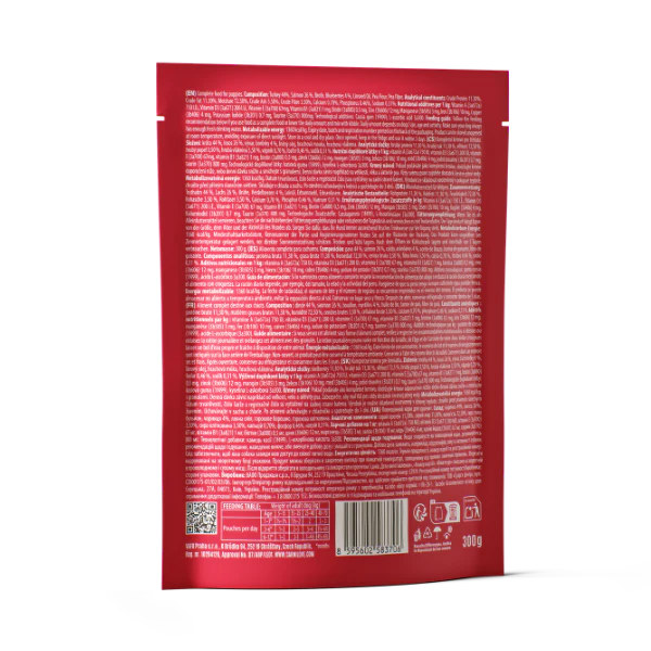 Carnilove Grain Free Puppy Wet Dog Food - Salmon with Blueberries - 12x300g Pouches - Image 5