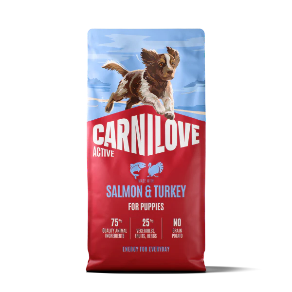 Carnilove Active Puppy Dry Dog Food - Salmon & Turkey