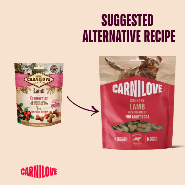 Carnilove Sensitive Grain Free Crunchy Dog Treats  - Lamb with Cranberries - 200g - Image 2