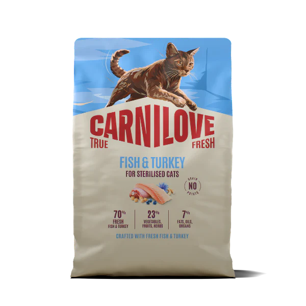 Carnilove True Fresh Adult Dry Cat Food - Fish & Turkey