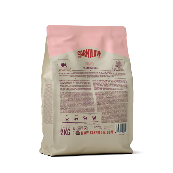 Carnilove True Fresh Adult Dry Cat Food - Turkey - Image 4