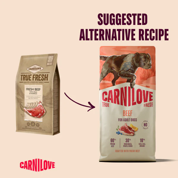Carnilove True Fresh Adult Dry Dog Food - Fresh Beef - Image 2