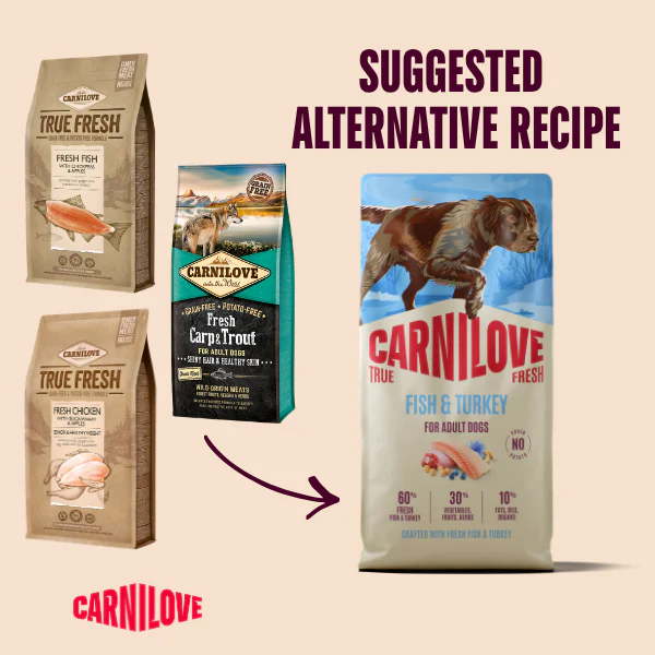Carnilove True Fresh Adult Dry Dog Food - Fresh Fish & Turkey - Image 2