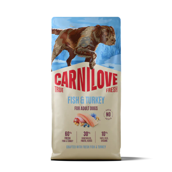 Carnilove True Fresh Adult Dry Dog Food - Fresh Fish & Turkey - Image 3