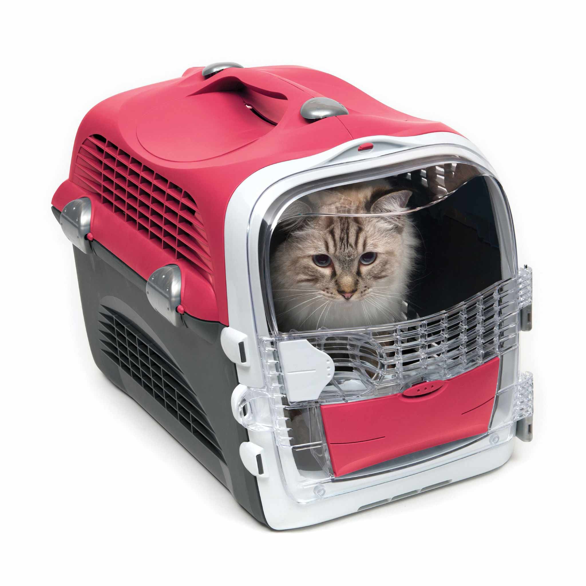Catit Cabrio Cat Carrier - Cherry Red