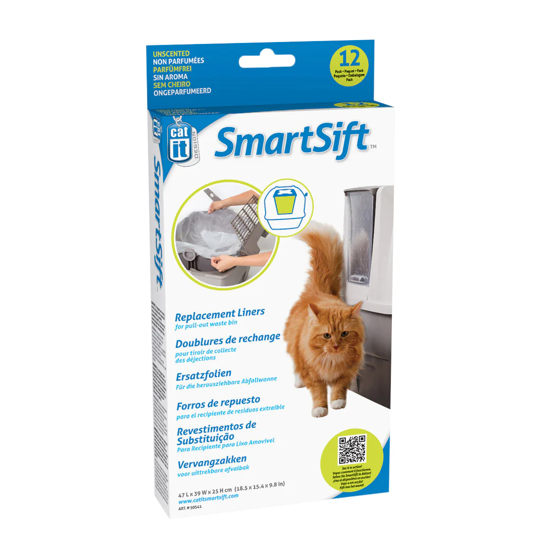 Catit SmartSift Cat Pan Liners Pack of 12