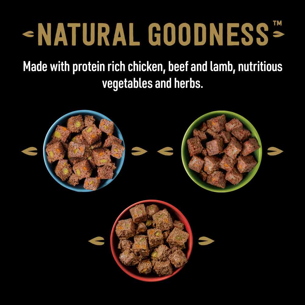 CESAR Natural Goodness Adult Wet Dog Food in Loaf - Mixed Selection - 12x400g Cans - Image 3