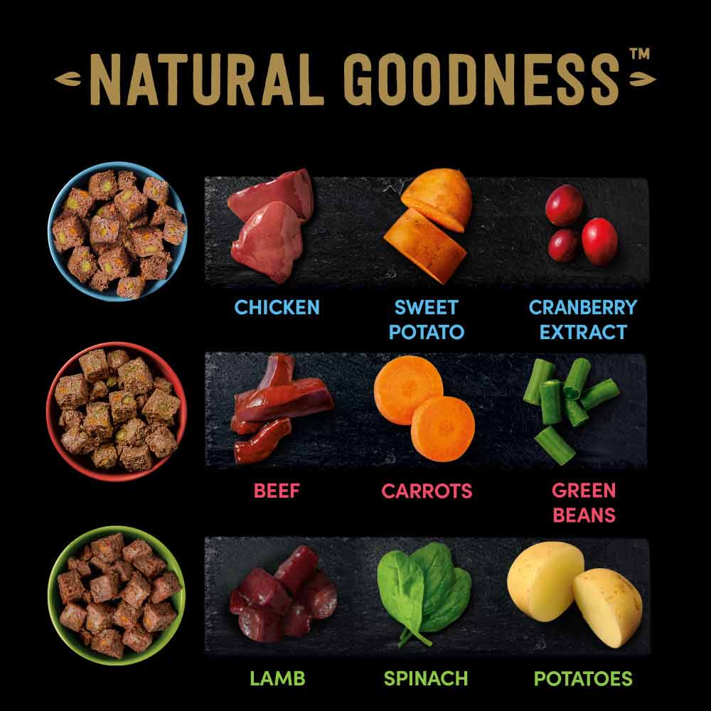 CESAR Natural Goodness Adult Wet Dog Food in Loaf - Mixed Selection - 12x400g Cans - Image 5