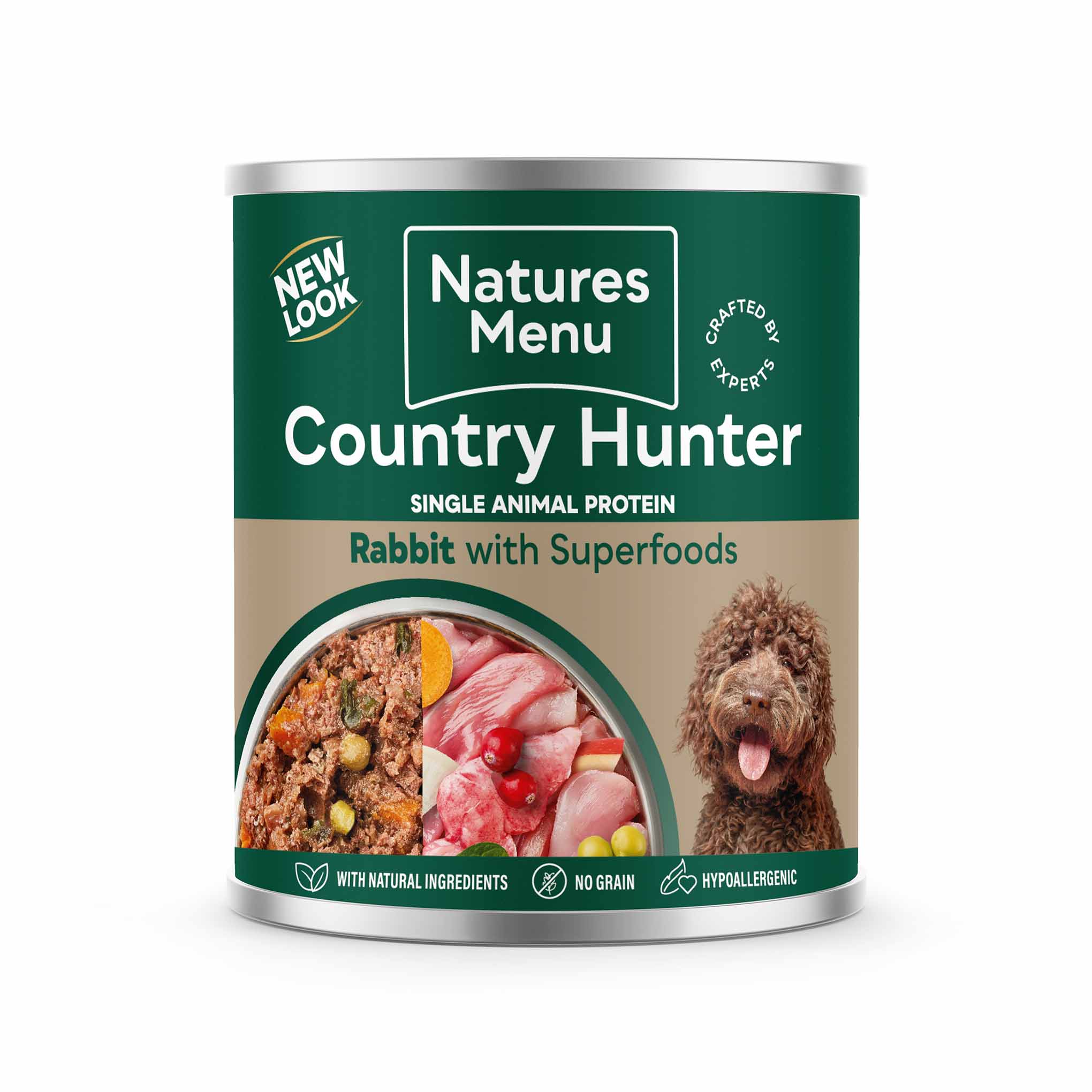 Country Hunter Adult Wet Dog Food - Rabbit - 6x600g Cans