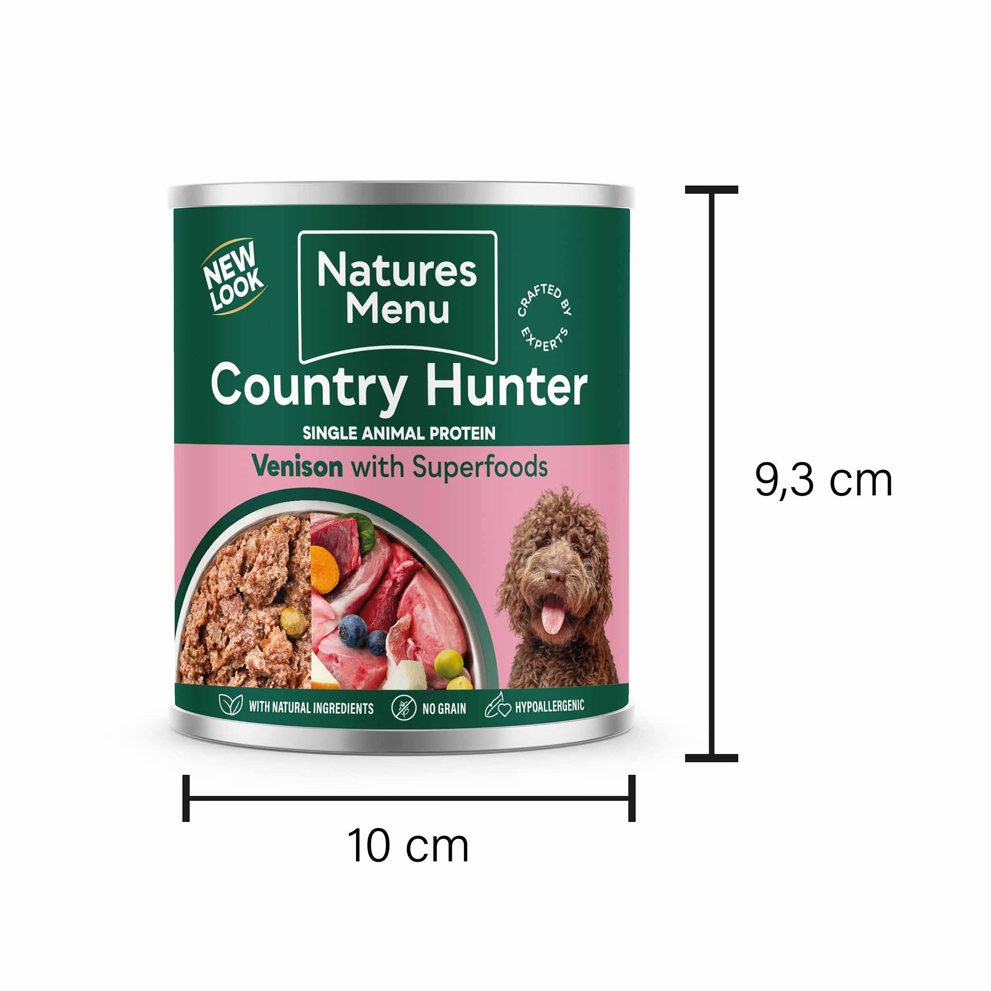 Country Hunter Adult Wet Dog Food - Wild Venison - 6x600g Cans - Image 3