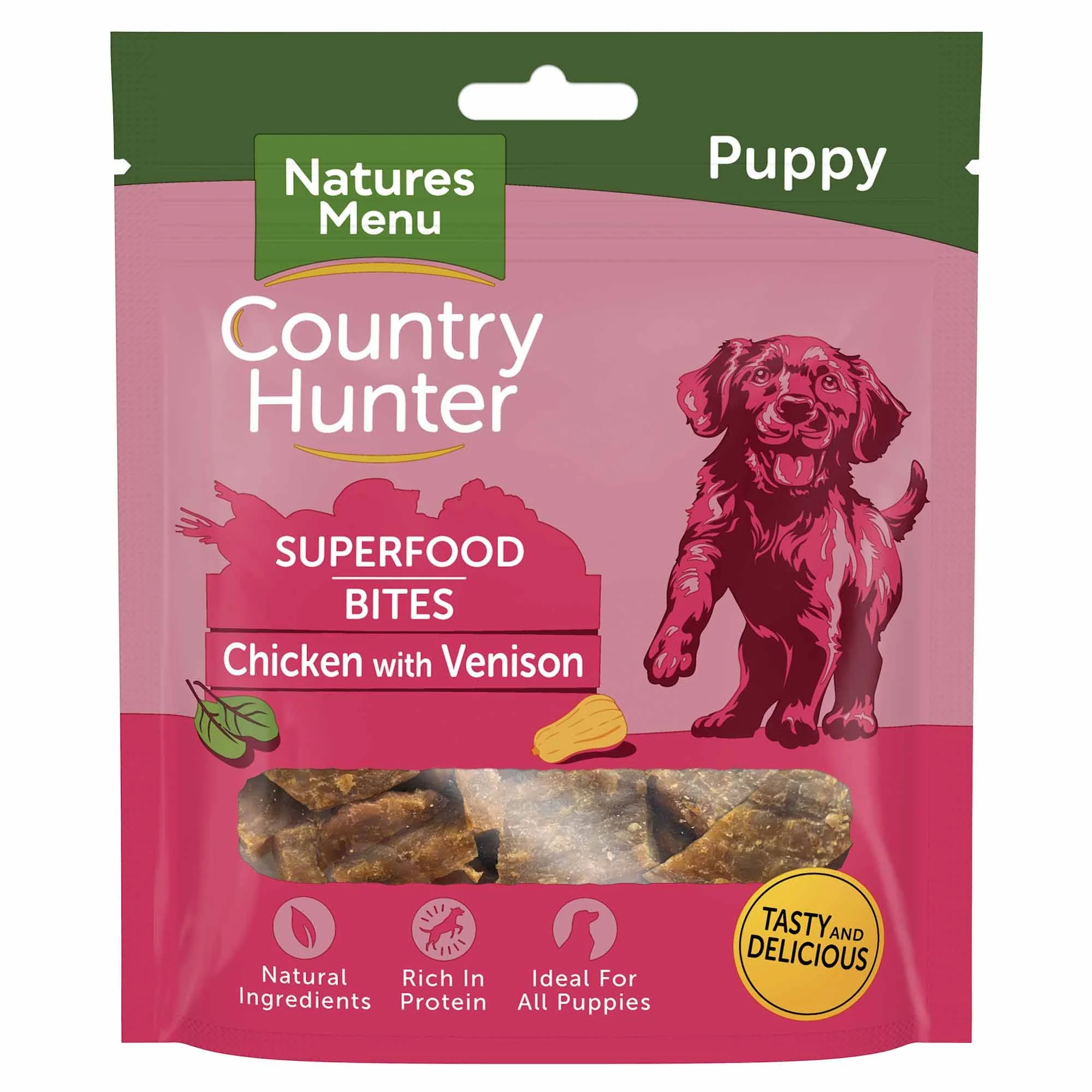 Country Hunter Superfood Bites for Puppies - Chicken & Venison - 70g