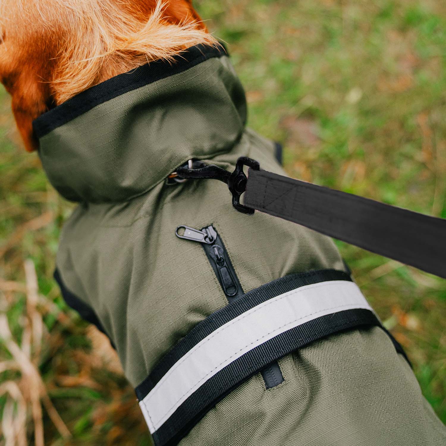 Danish Design 3-in-1 Dog Coat - Olive - Image 3