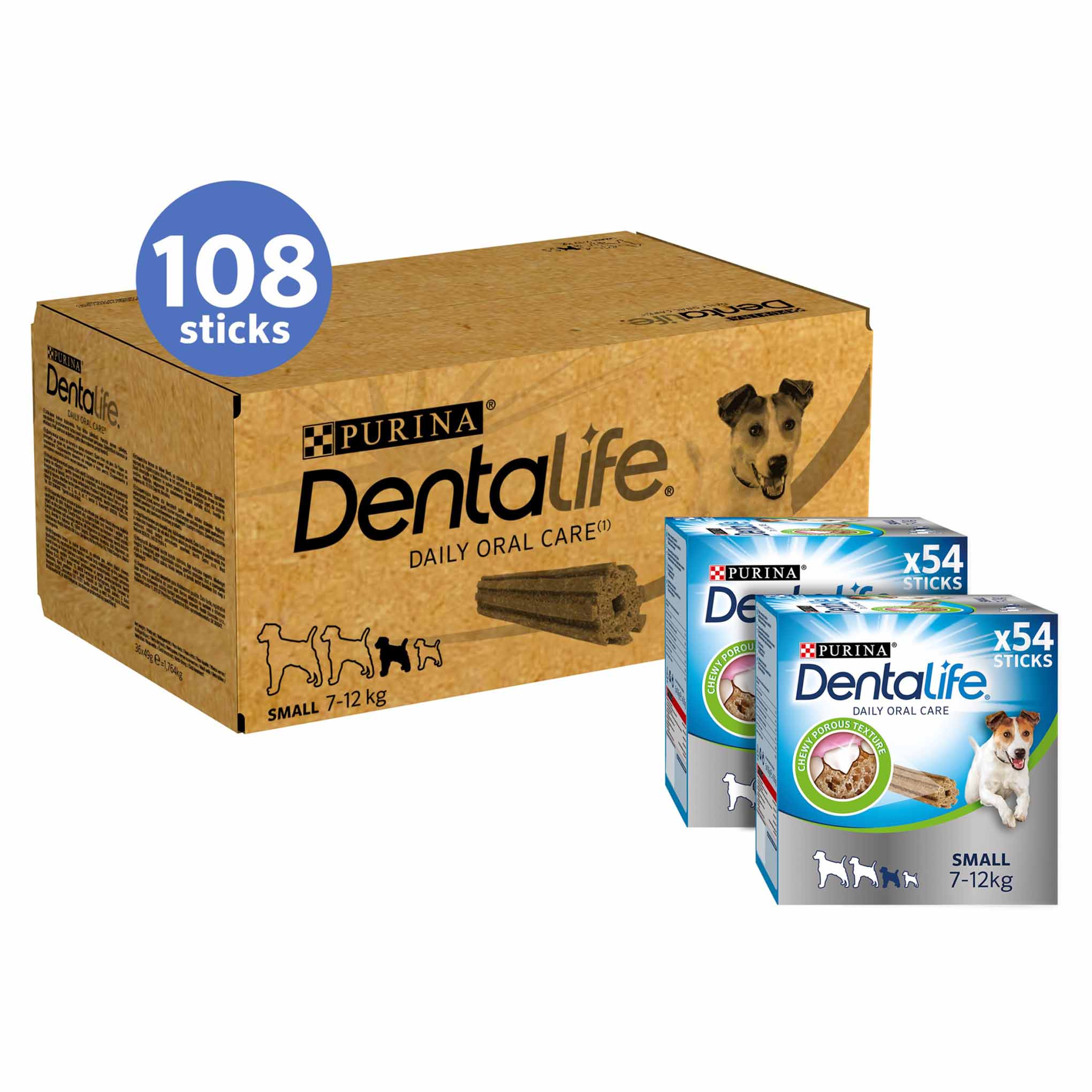 Dentalife Small Adult Dog Treat - 108 Sticks - Image 2