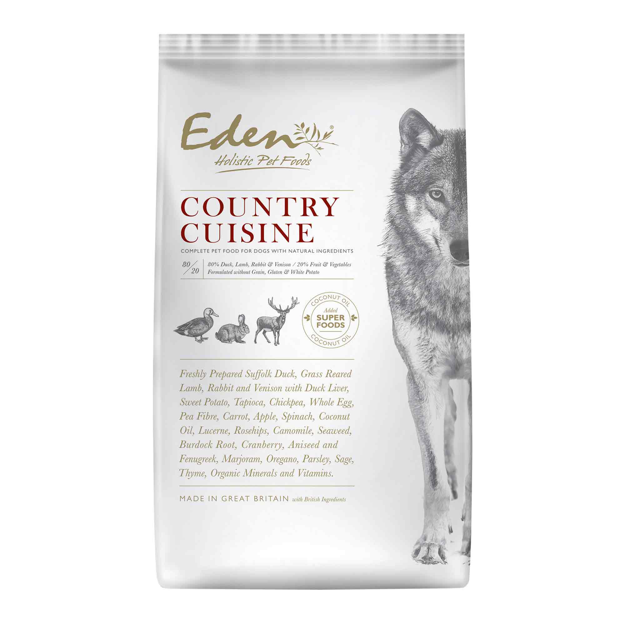 Eden 80/20 Country Cuisine Adult Dry Dog Food - Small Kibble