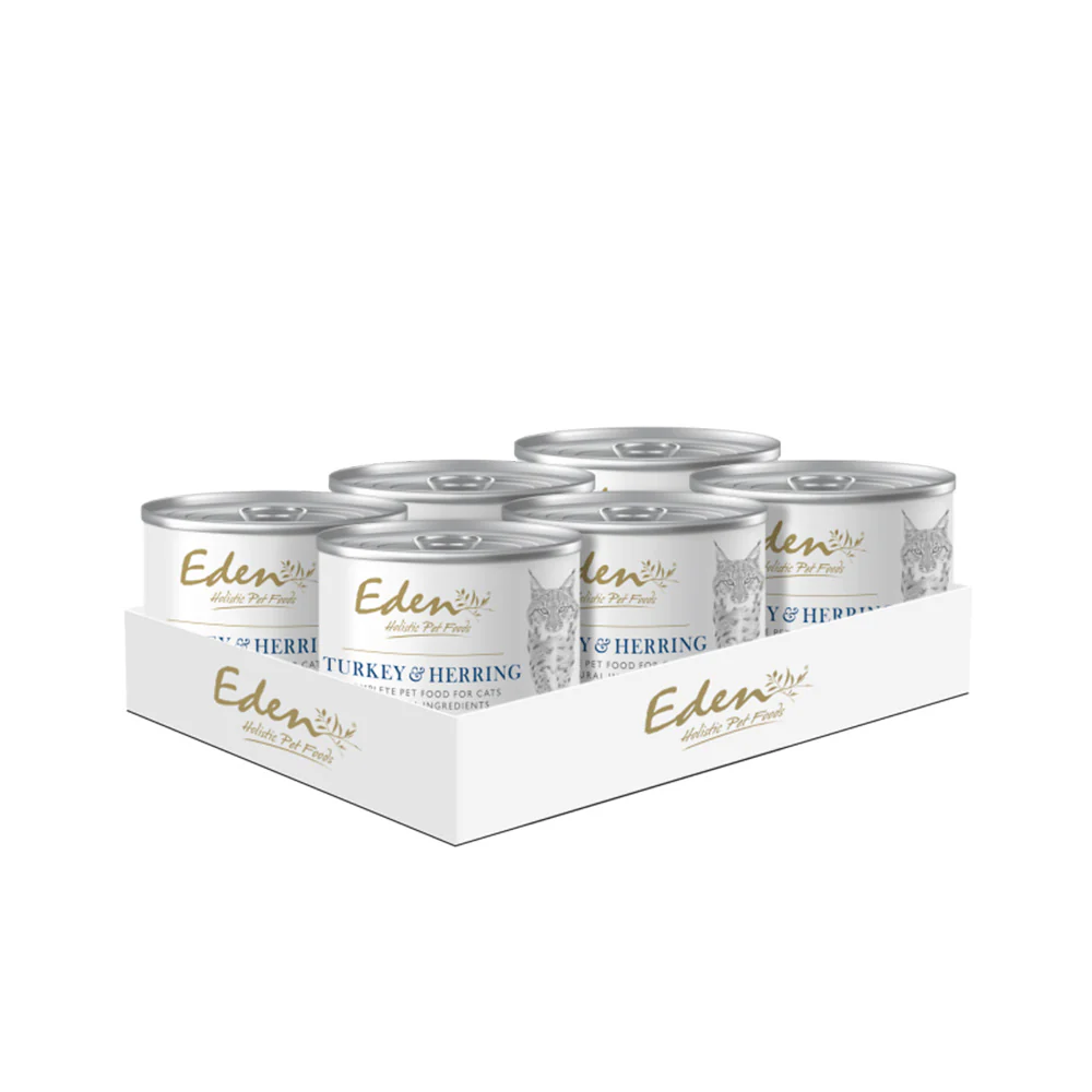 Eden Turkey & Herring Cuisine Wet Cat Food -  6x200g