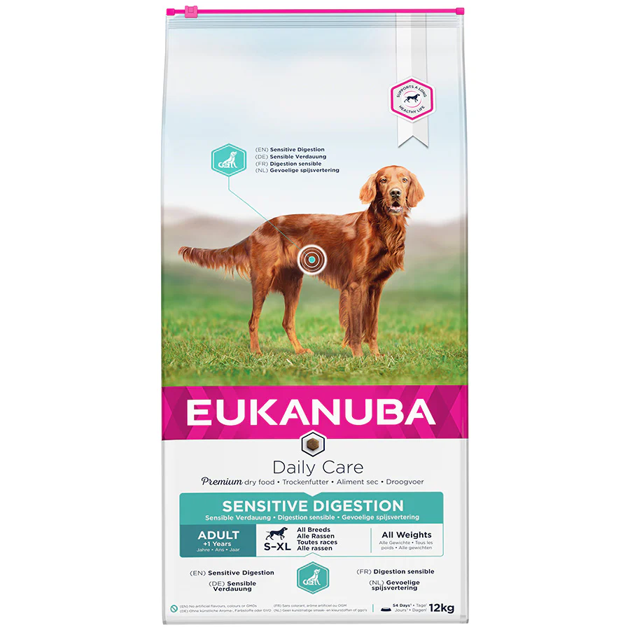 Eukanuba Daily Care Sensitive Digestion Adult Dry Dog Food - Chicken - Image 2