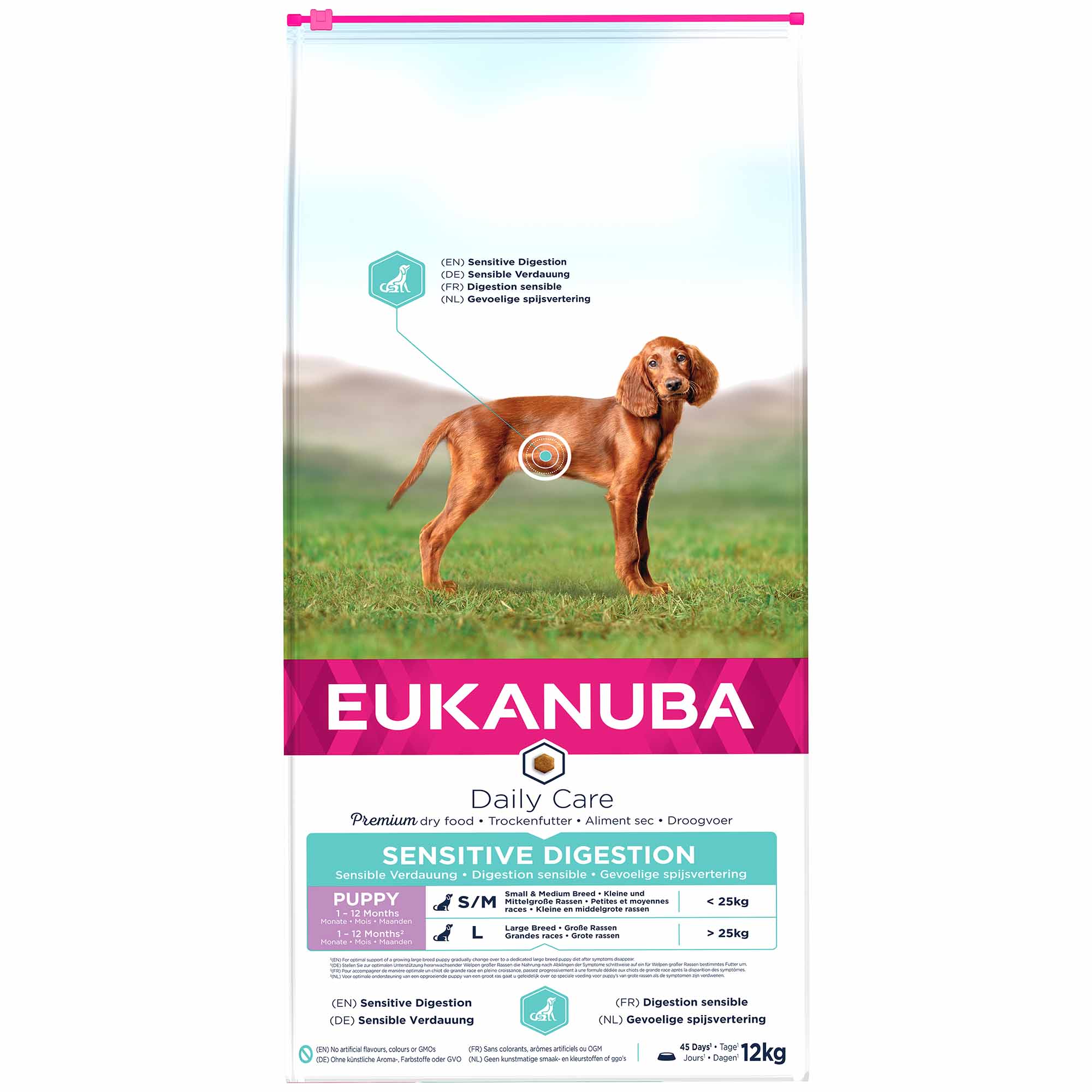 Eukanuba Daily Care Sensitive Digestion Puppy Dry Dog Food - Chicken - Image 2