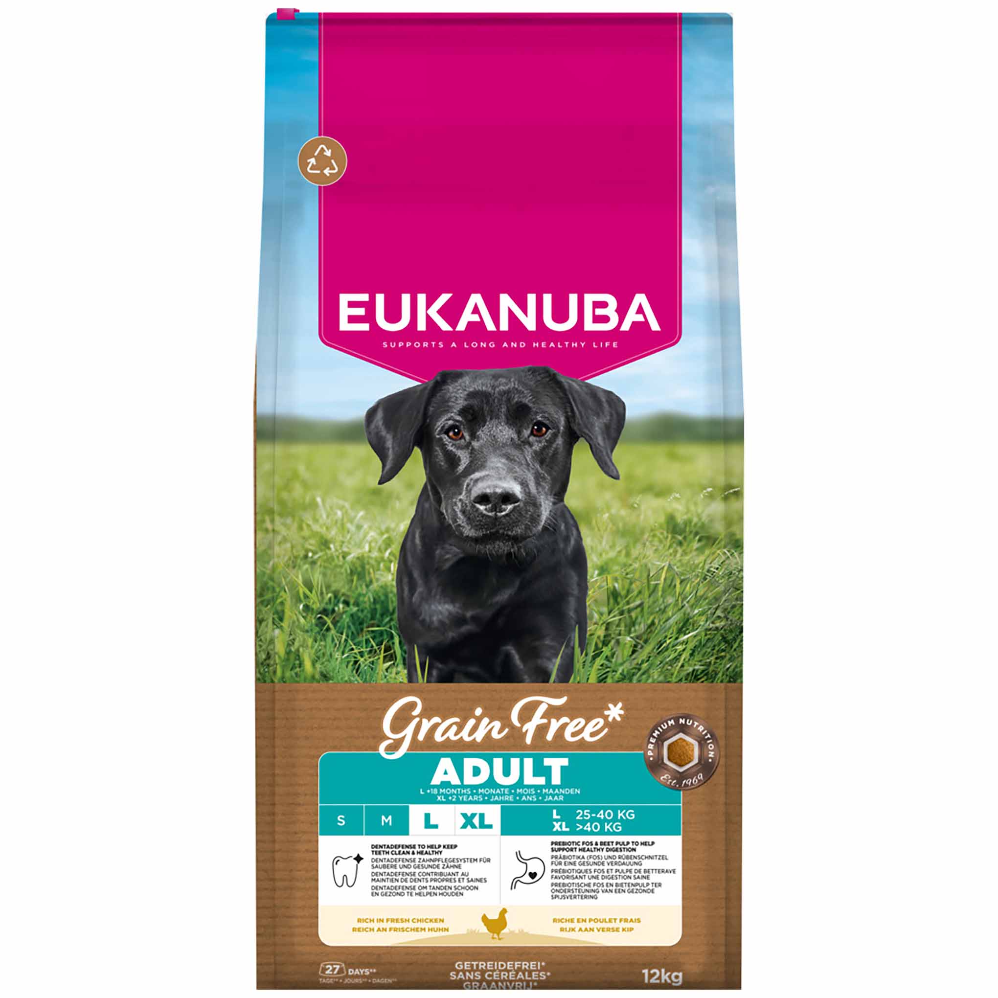 Eukanuba Grain Free Large Breed Adult Dry Dog Food - Chicken