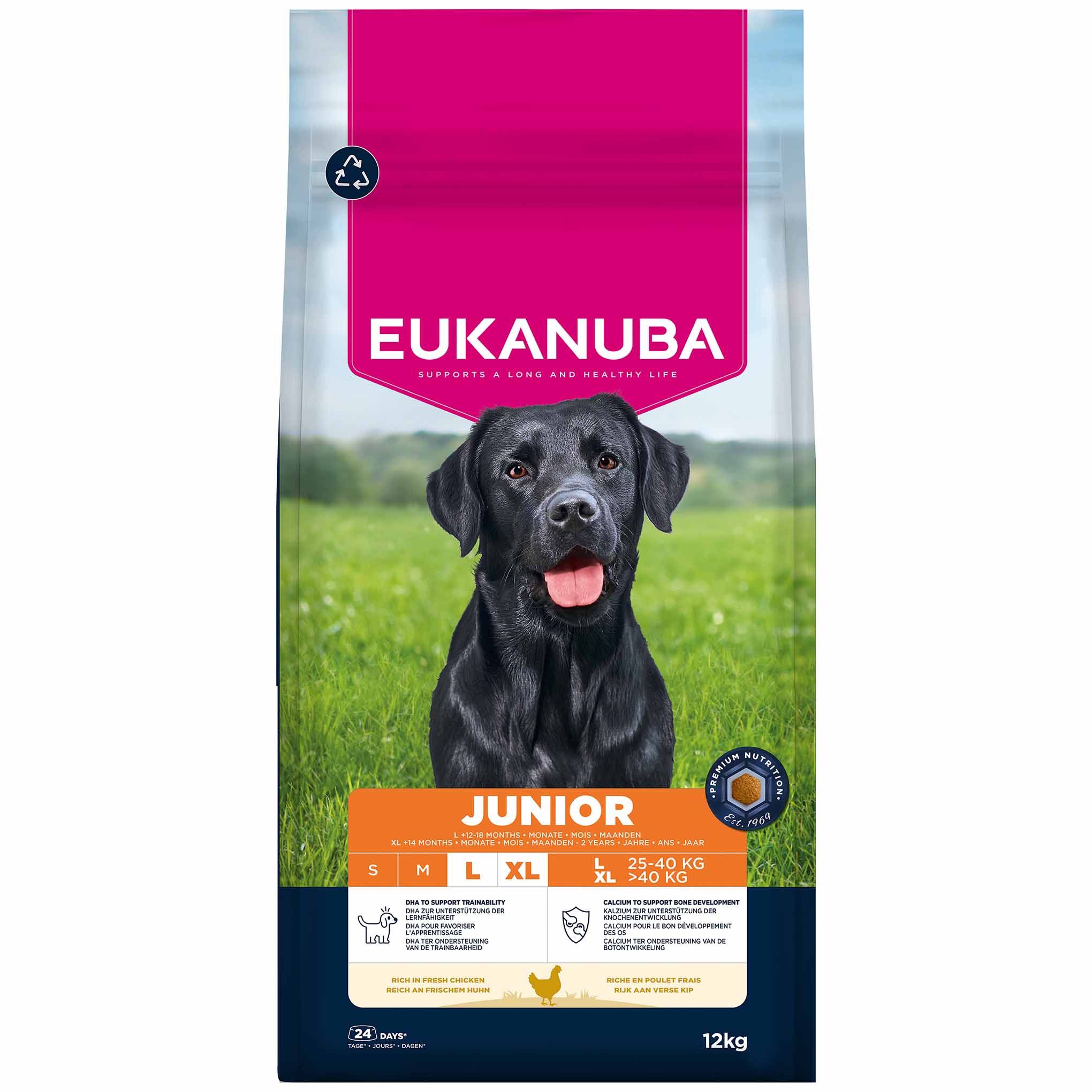 Eukanuba Large Breed Junior Dry Dog Food - Chicken - Image 2