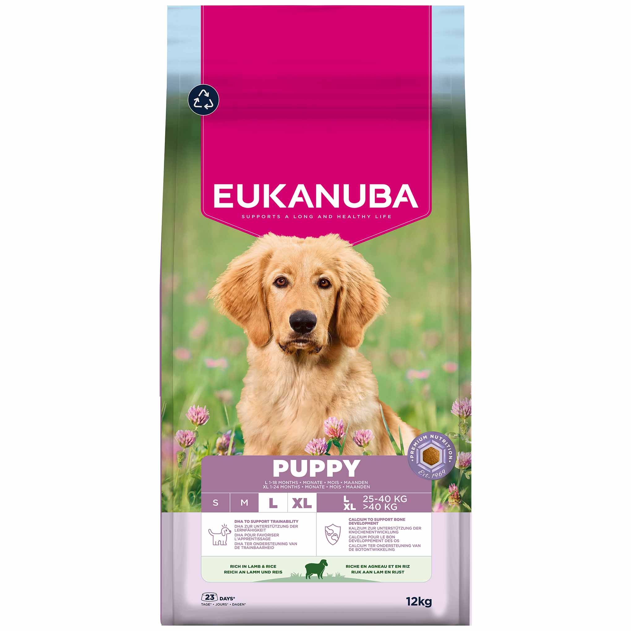 Eukanuba Large Breed Puppy Dry Dog Food - Lamb & Rice - Image 2
