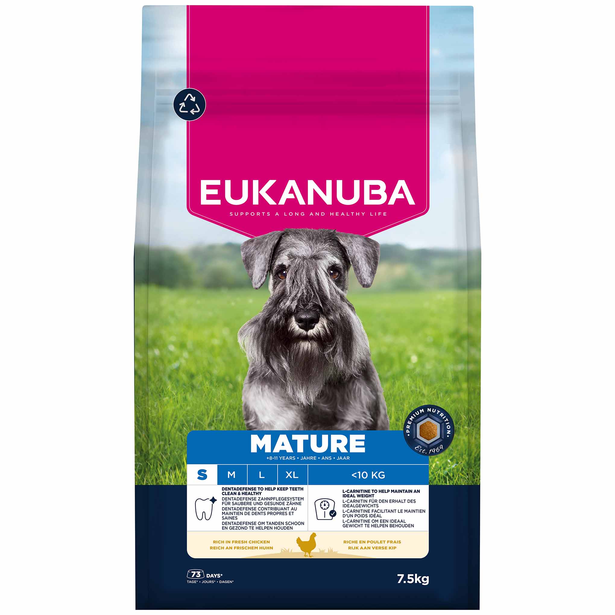 Eukanuba Life Care Mature Small Breed Dry Dog Food - Chicken - 7.5kg - Image 2