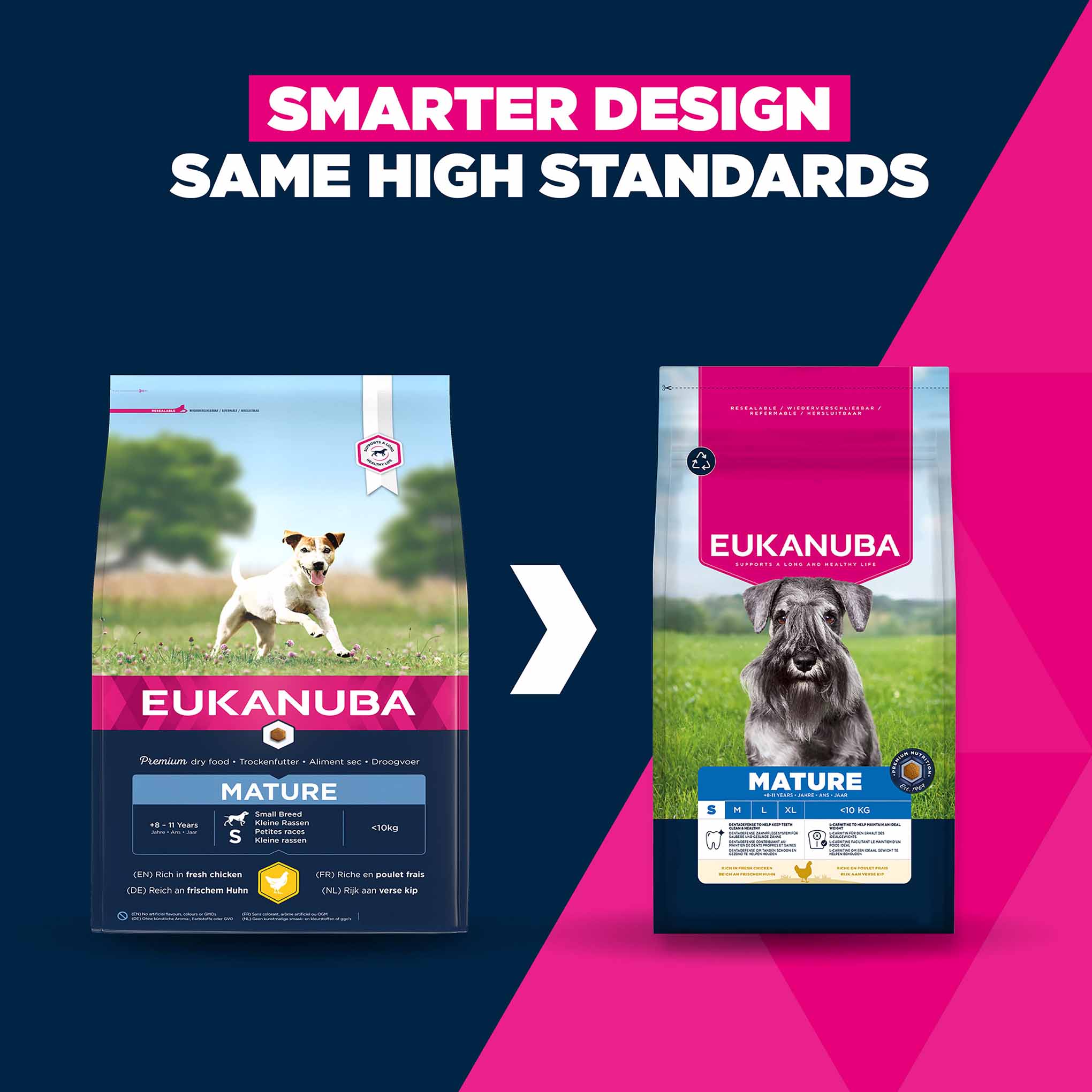 Eukanuba Life Care Mature Small Breed Dry Dog Food - Chicken - 7.5kg - Image 3