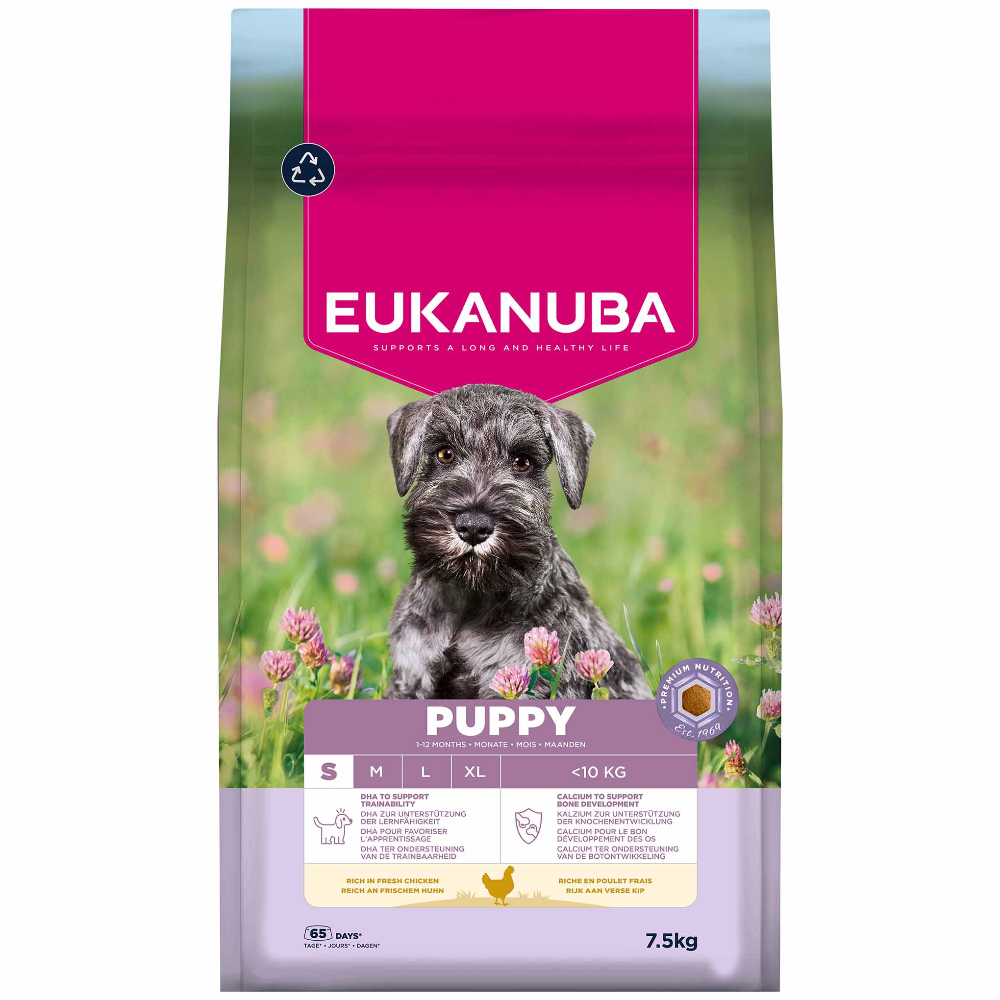 Eukanuba Life Care Puppy Small Breed Dry Dog Food - Chicken - 7.5kg - Image 2