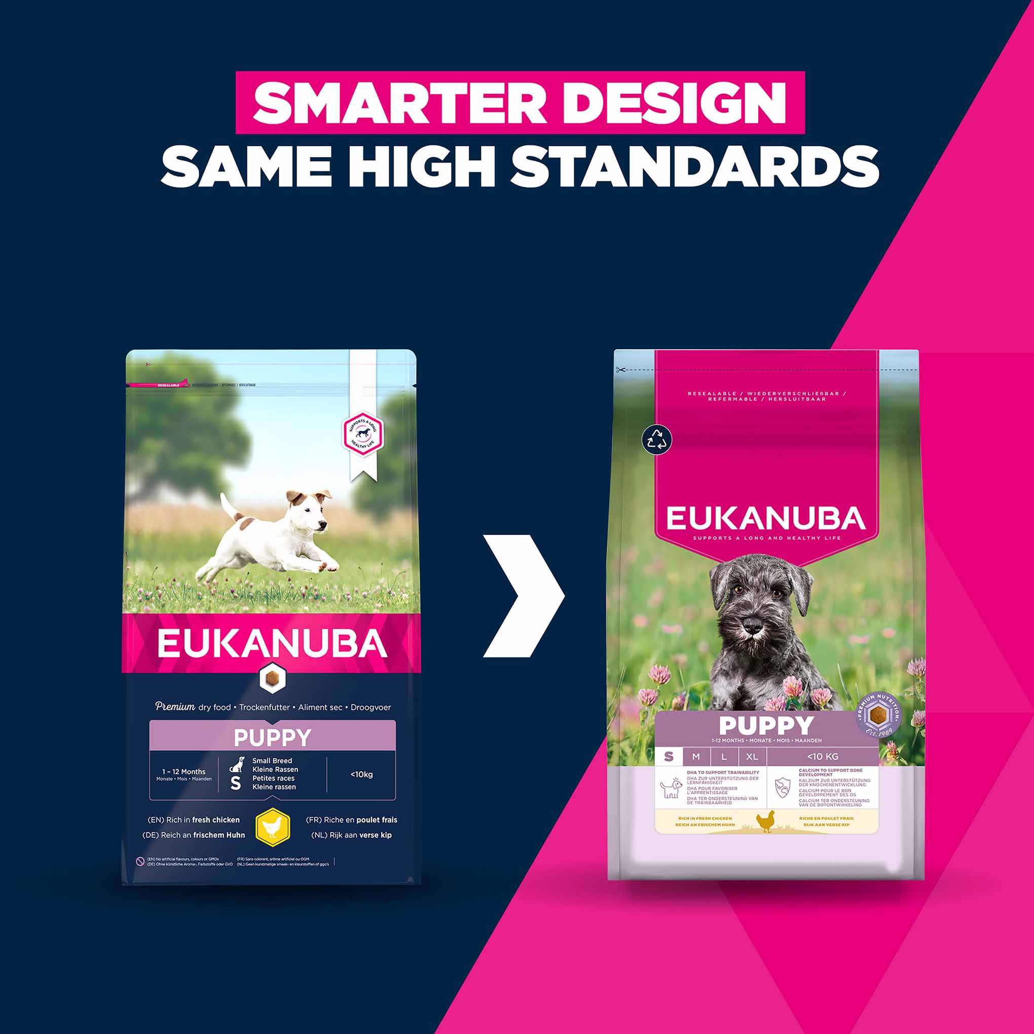 Eukanuba Life Care Puppy Small Breed Dry Dog Food - Chicken - 7.5kg - Image 3