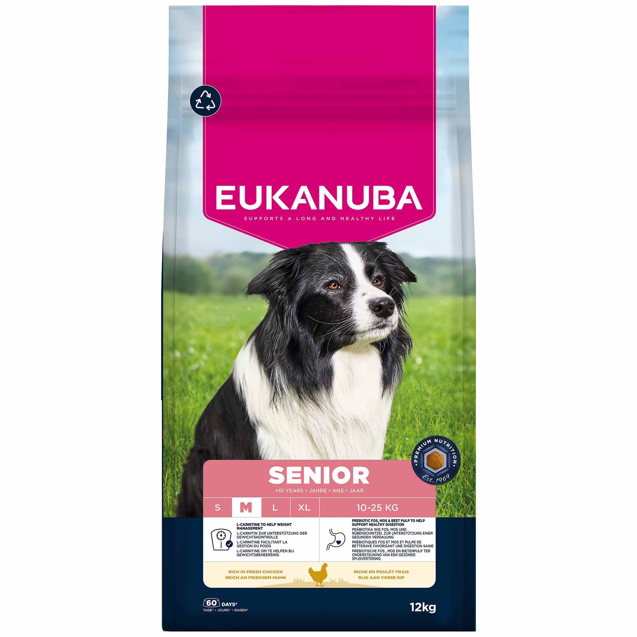 Eukanuba Medium Breed Senior Dry Dog Food - Chicken - Image 2