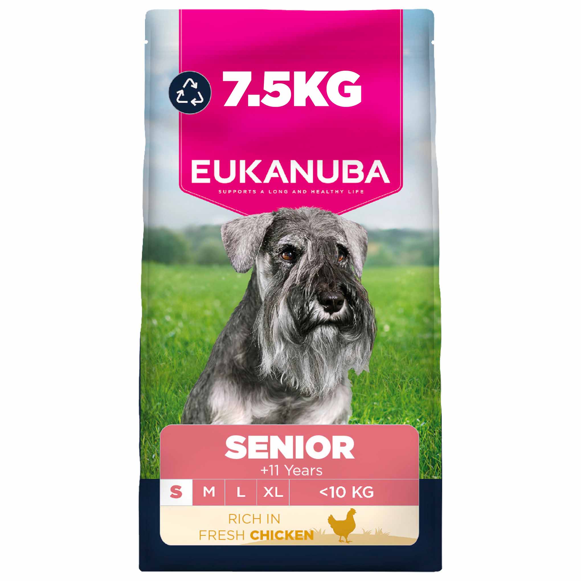 Eukanuba Small Breed Senior Dry Dog Food - Chicken - Image 2