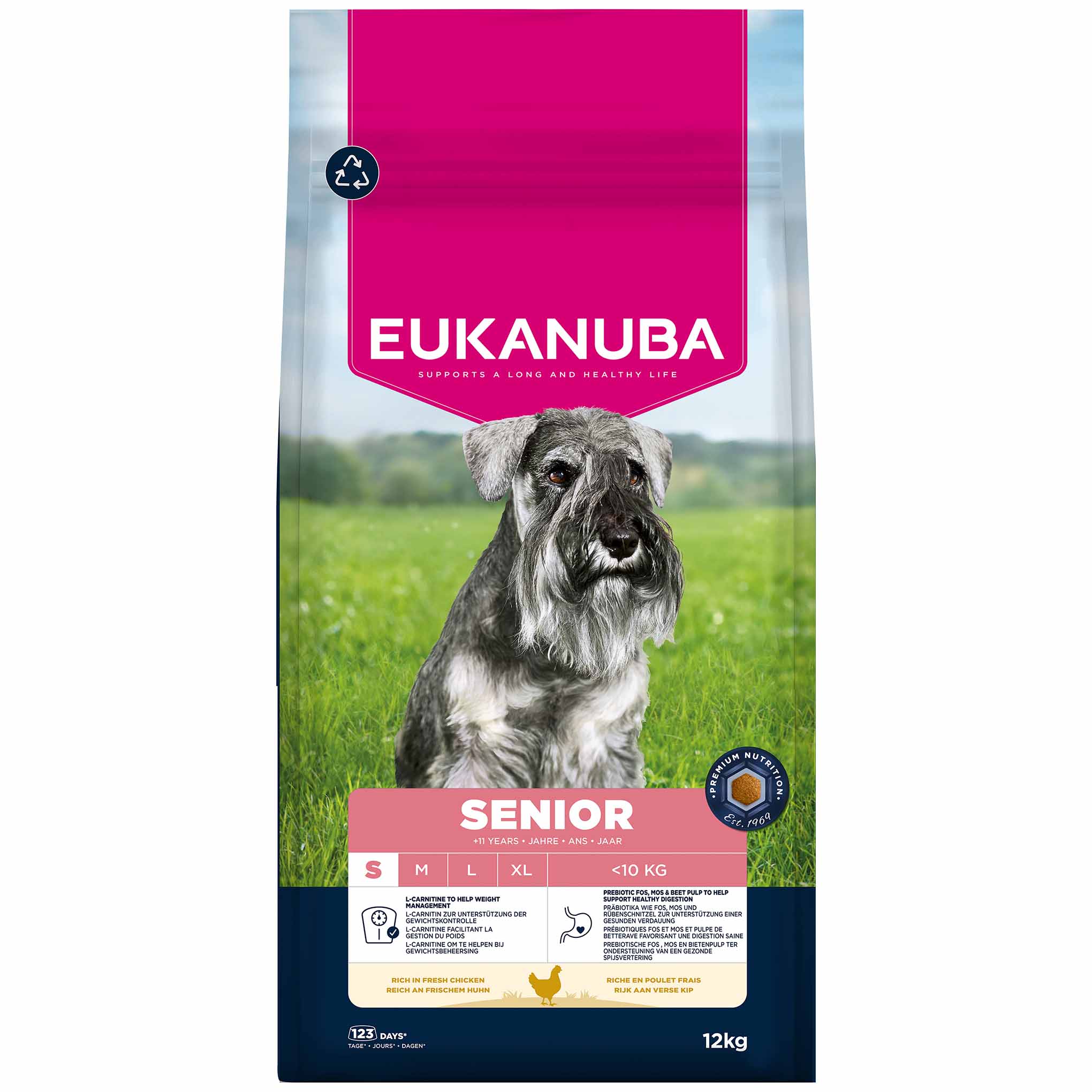 Eukanuba Small Breed Senior Dry Dog Food - Chicken - Image 3