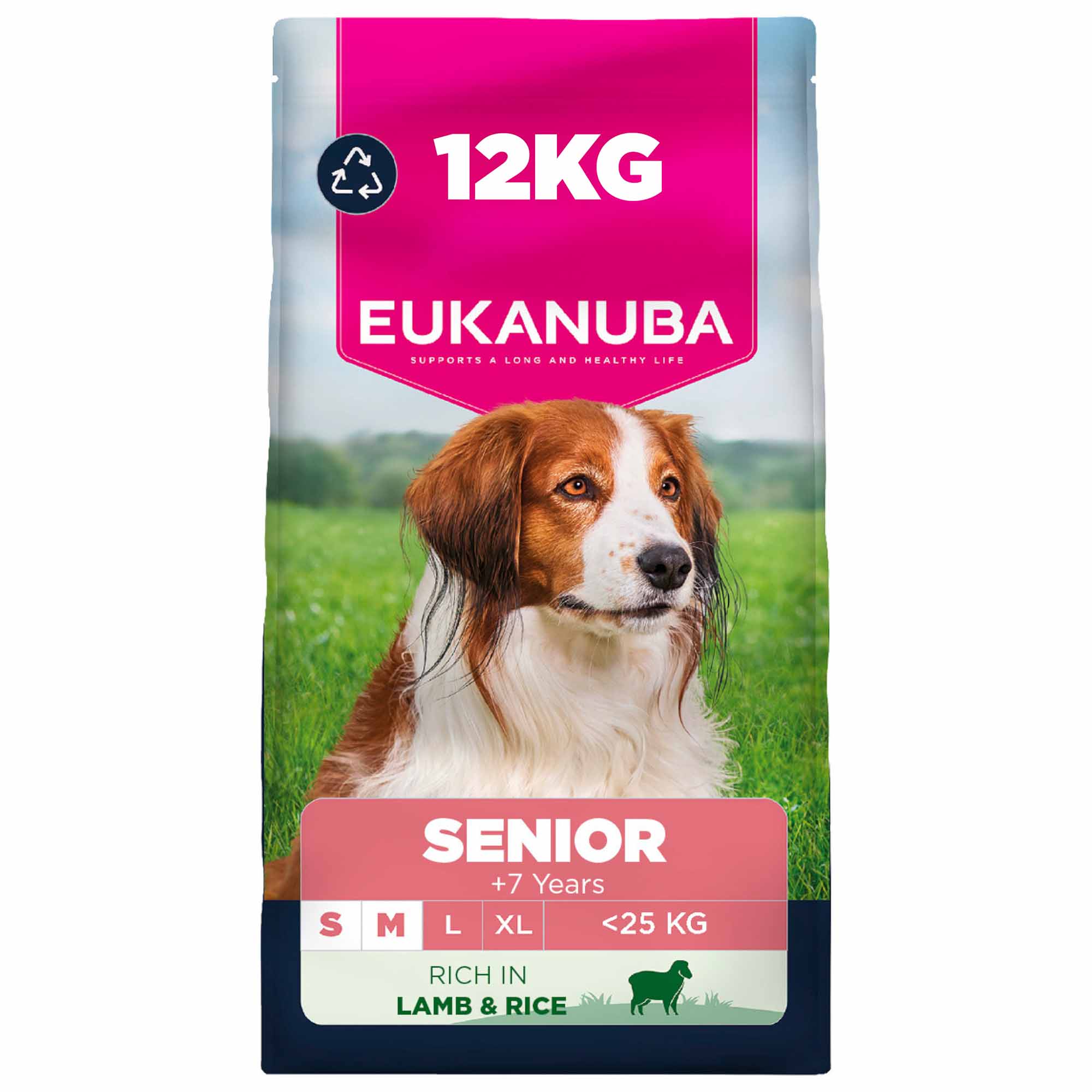 Eukanuba Small/Medium Breed Senior Dry Dog Food Lamb & Rice