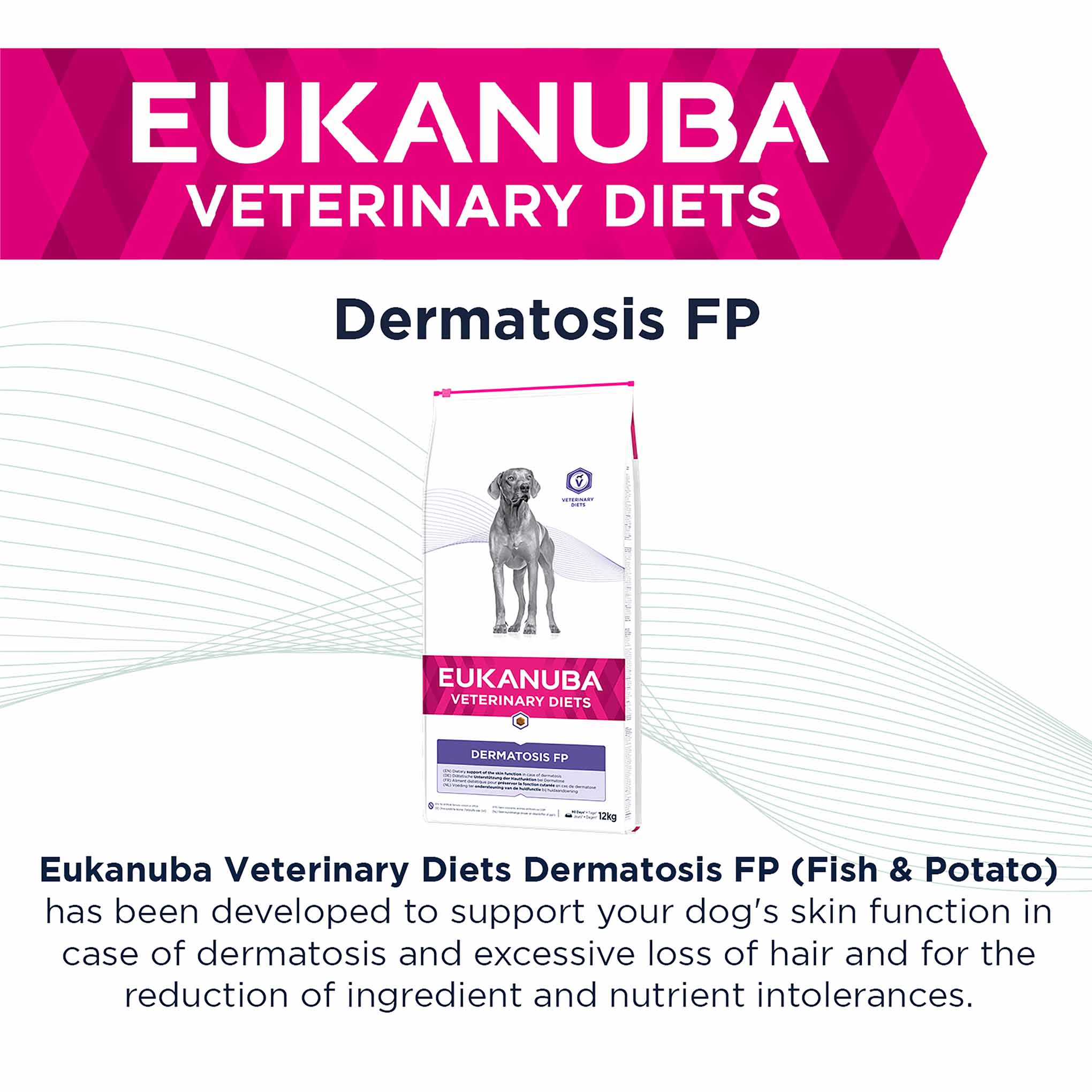 Eukanuba Veterinary Diets Dermatosis FP Adult Dry Dog Food - Image 4