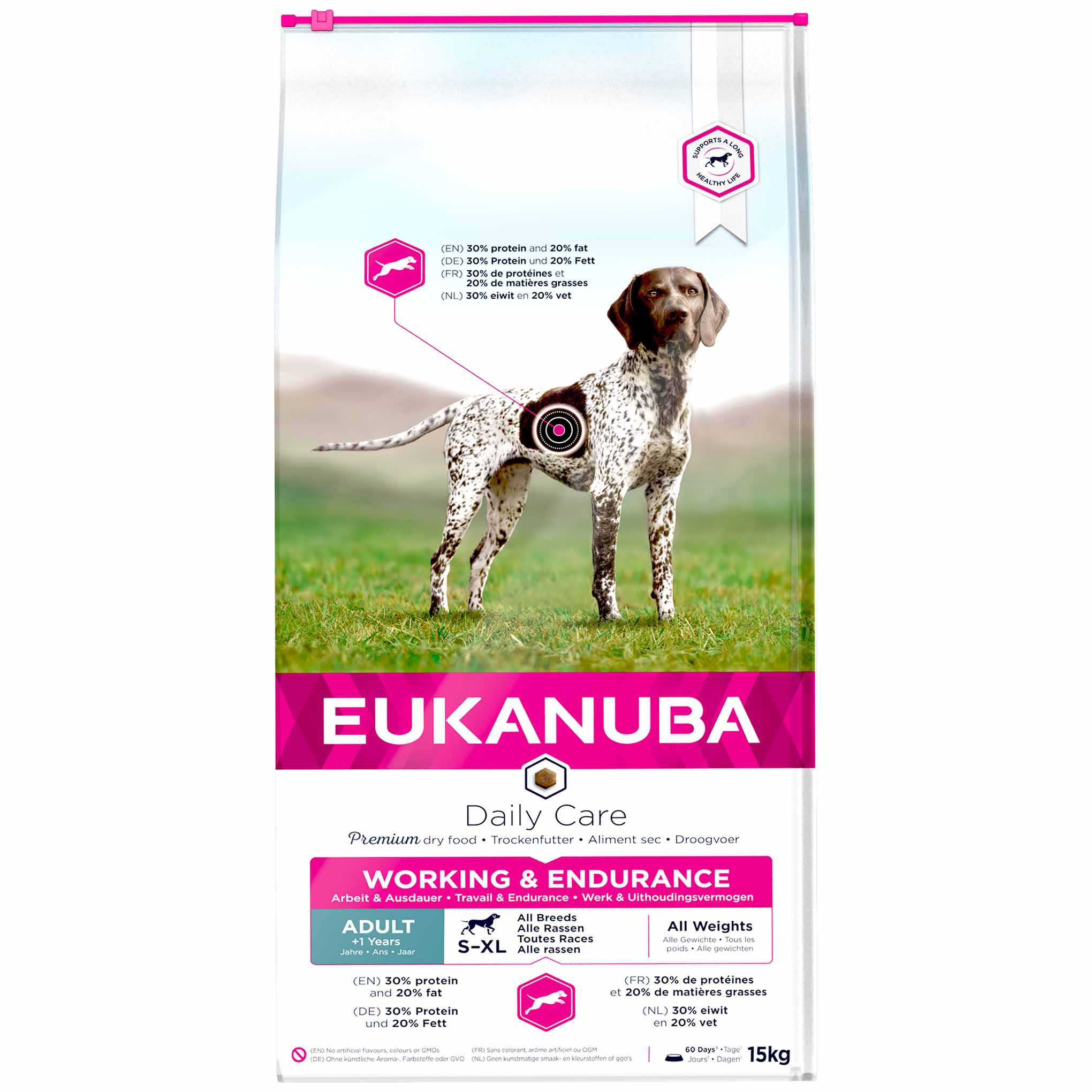 Eukanuba Working Dog Endurance Adult Dry Dog Food - Chicken - Image 2