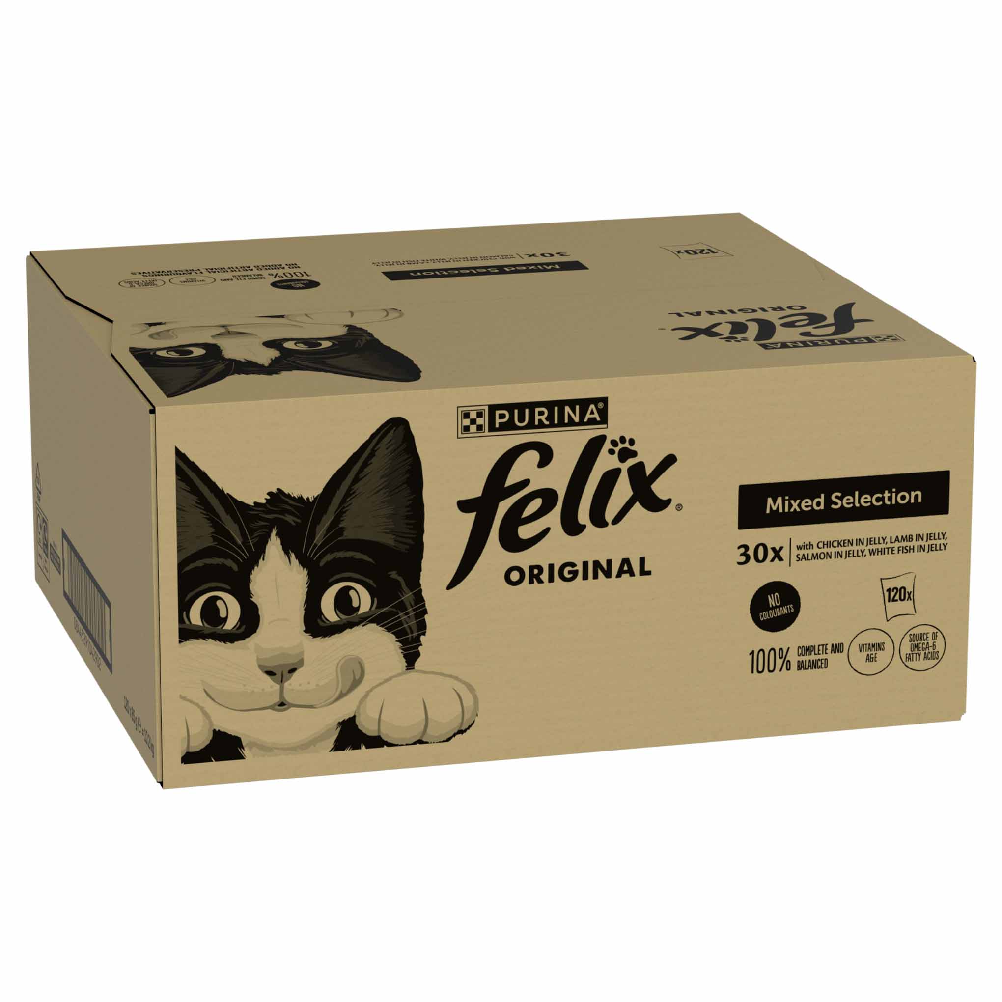 Felix Original Adult Wet Cat Food in Jelly - Mixed Selection - 120x85g Pouches - Image 3