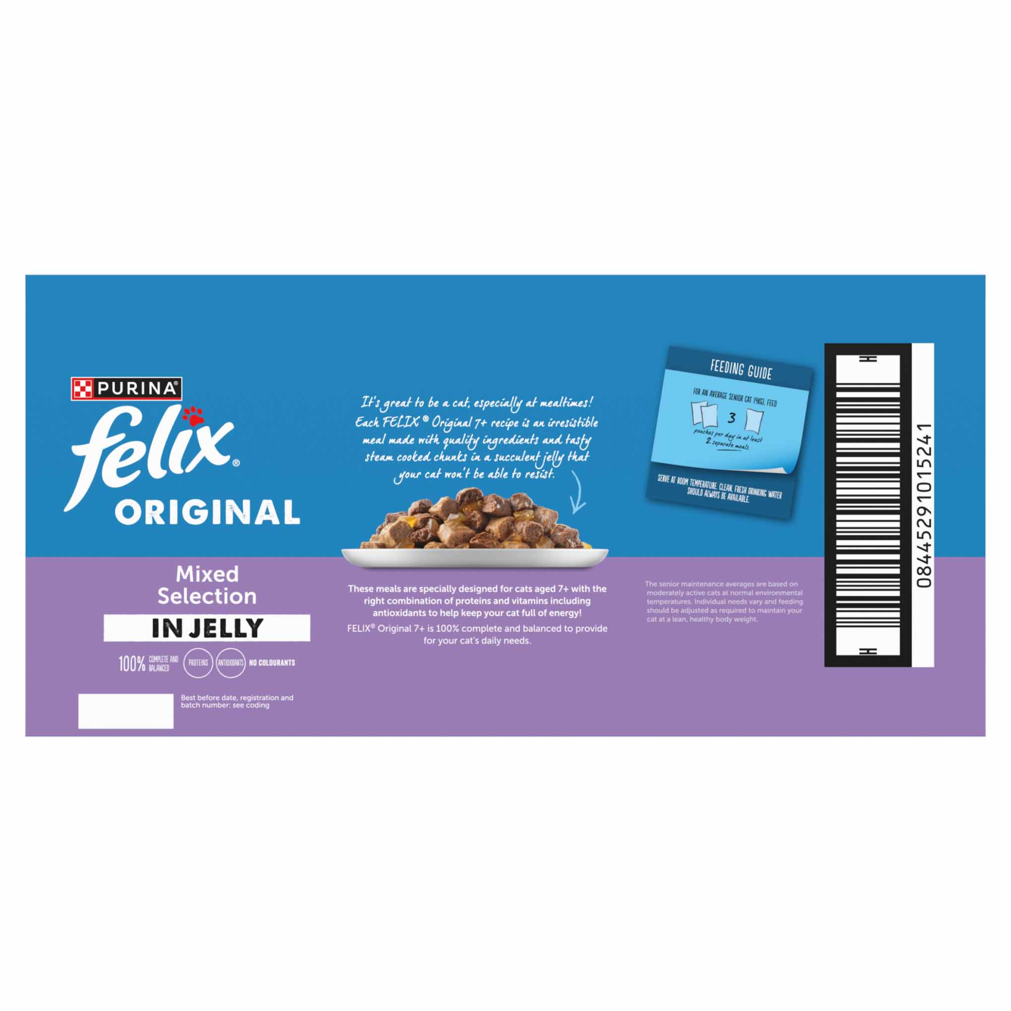 Felix Original Senior 7+ Wet Cat Food in Jelly - Mixed Selection - 40x85g Pouches - Image 5