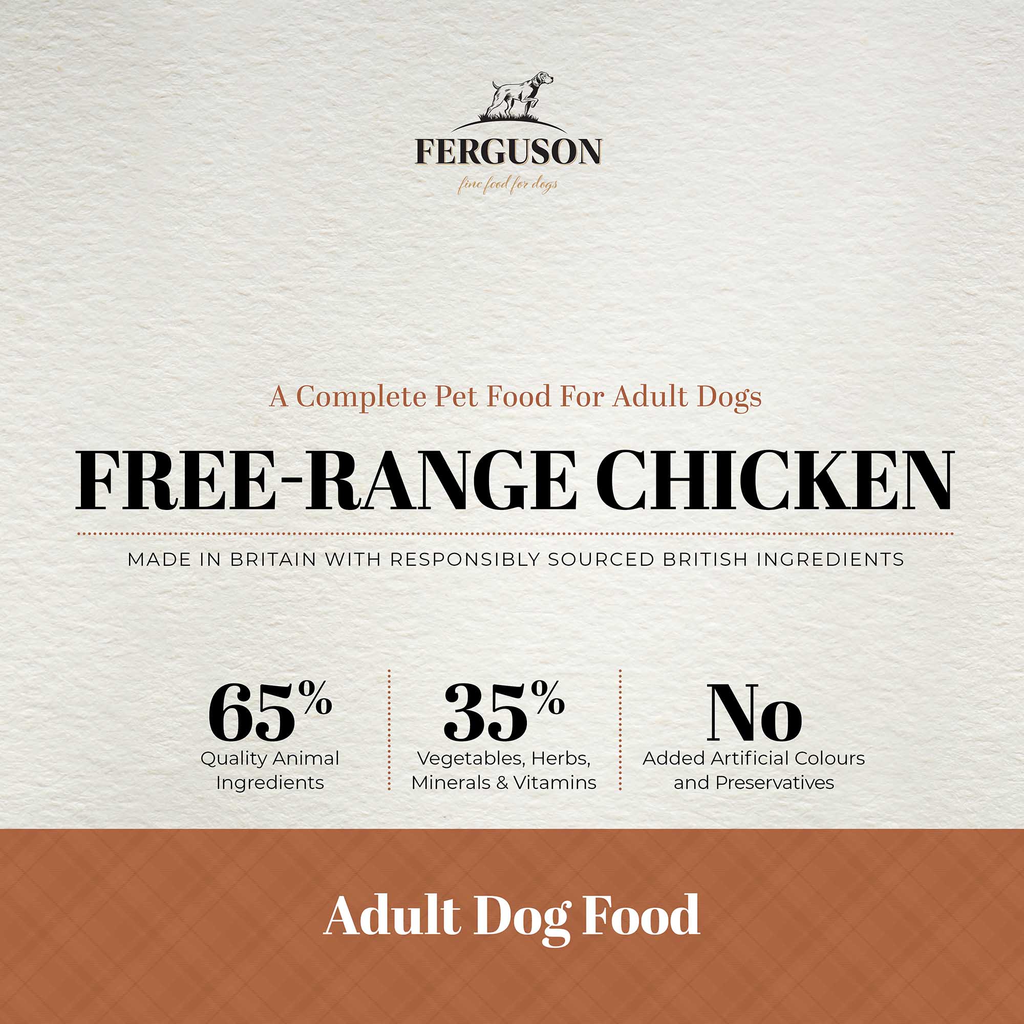 Ferguson British Free Range Chicken Adult Dry Dog Food - Image 3