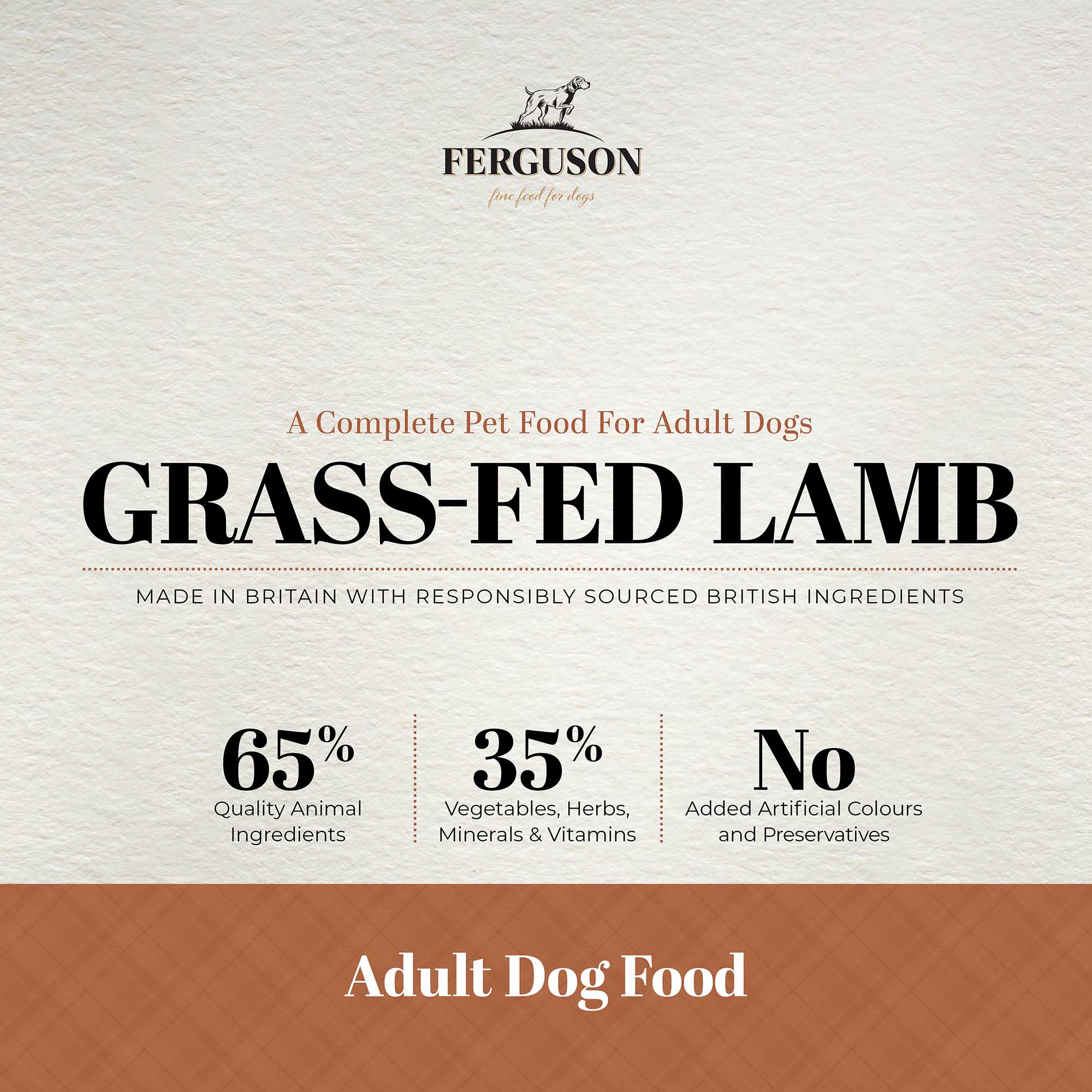 Ferguson Grass Fed Lamb Adult Dry Dog Food - Image 3
