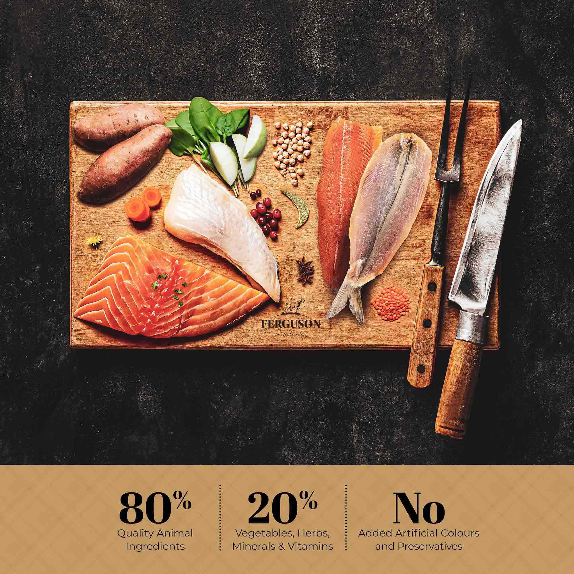 Ferguson Fine Fish 80/20 Grain Free Dry Dog Food - Image 4