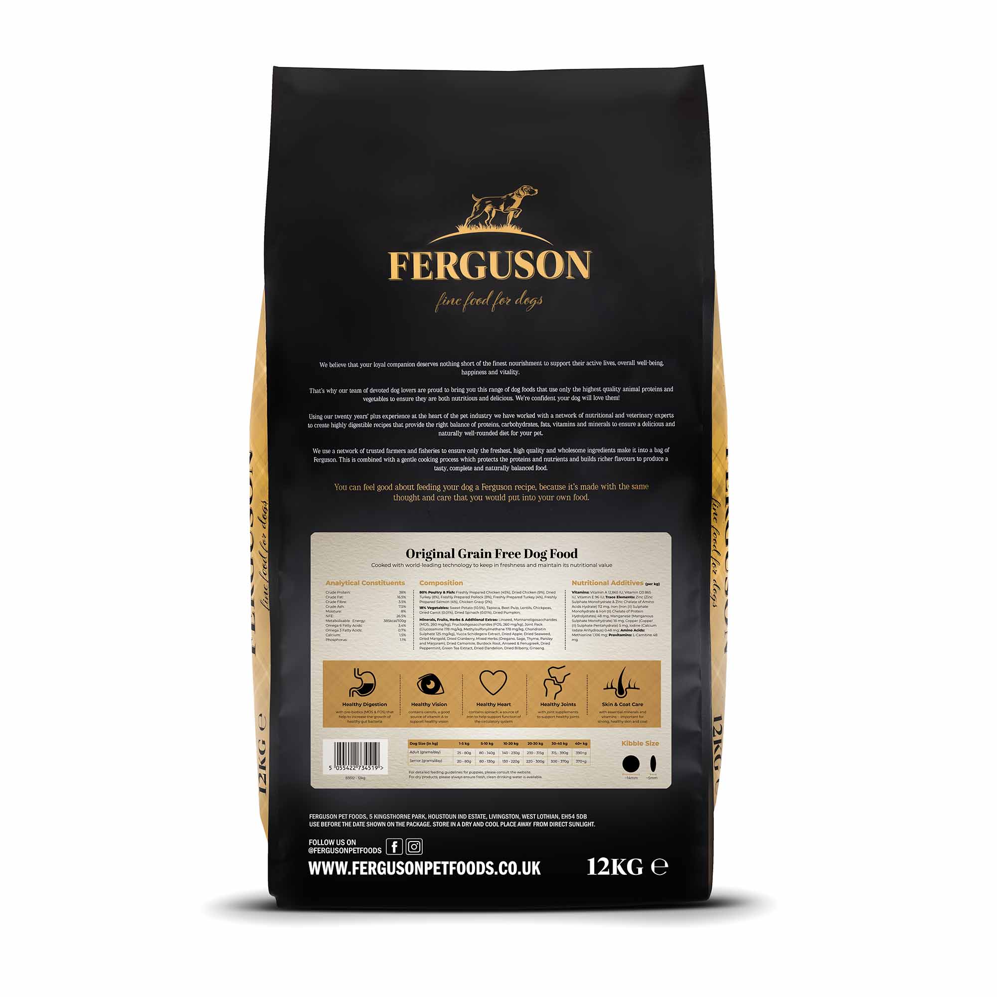Ferguson Original 80/20 Grain Free Dry Dog Food - Image 5