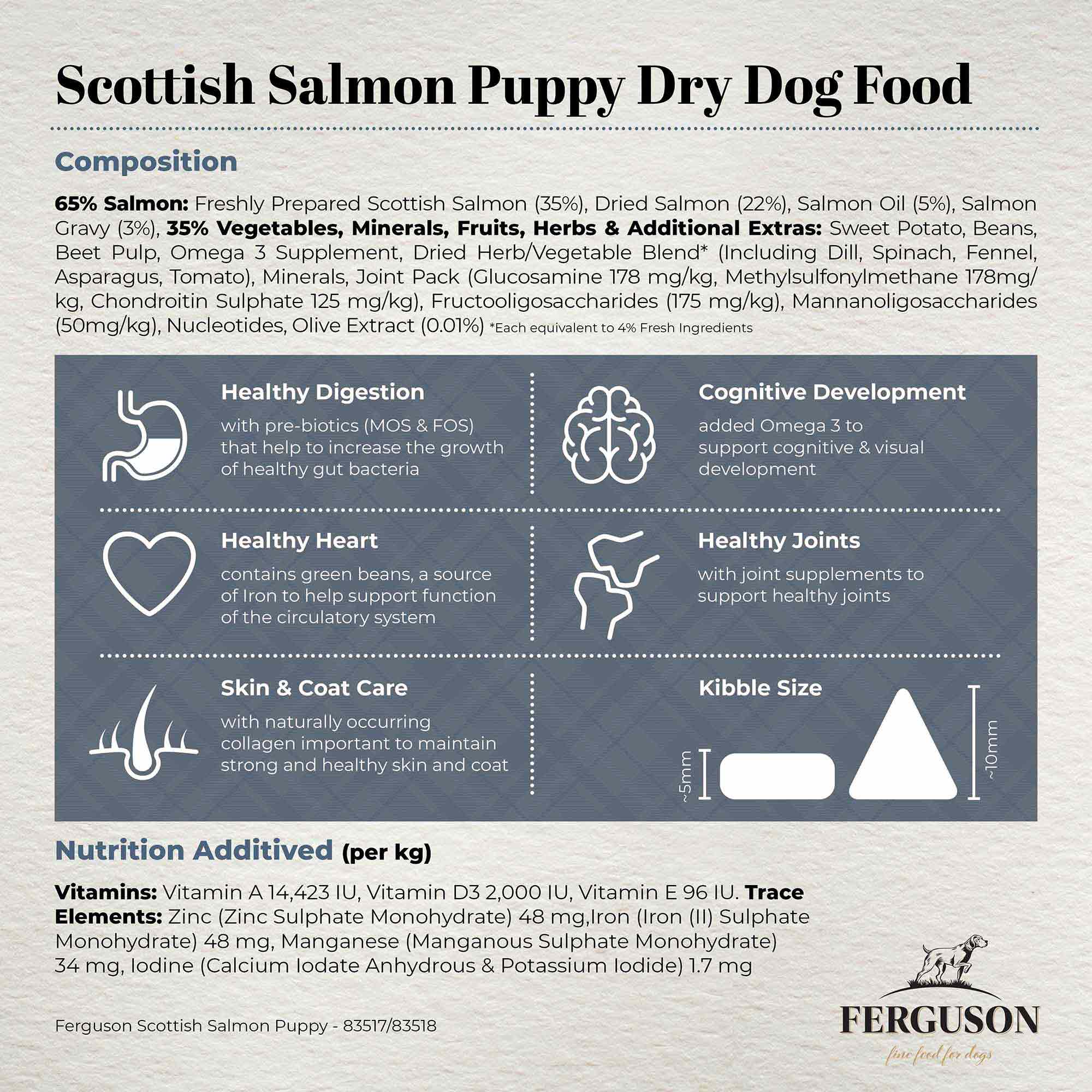 Ferguson Scottish Salmon Puppy Dry Dog Food - Image 6