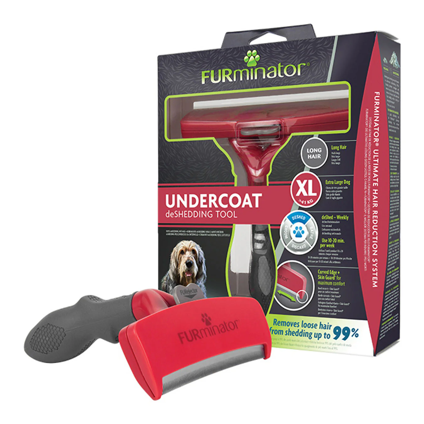 FURminator Undercoat deShedding Tool for Extra Large Long Hair Dog - Image 2