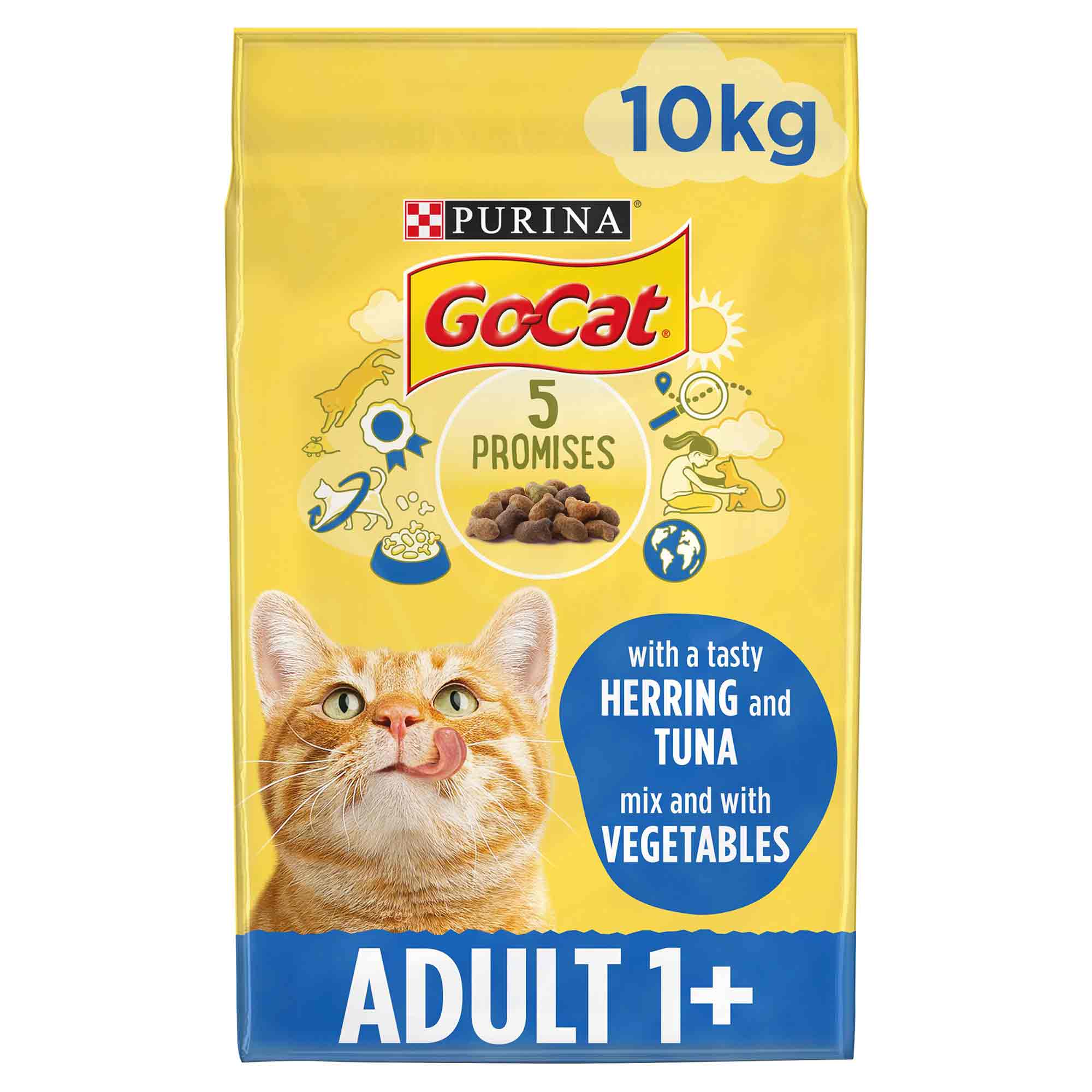 Go-Cat Adult Dry Cat Food - Herring, Tuna & Vegetables