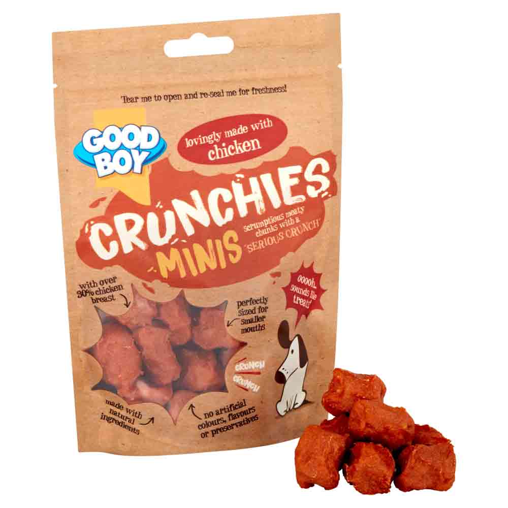 Good Boy Crunchies Minis Dog Treats - Small Breed - Chicken - 60g - Image 2