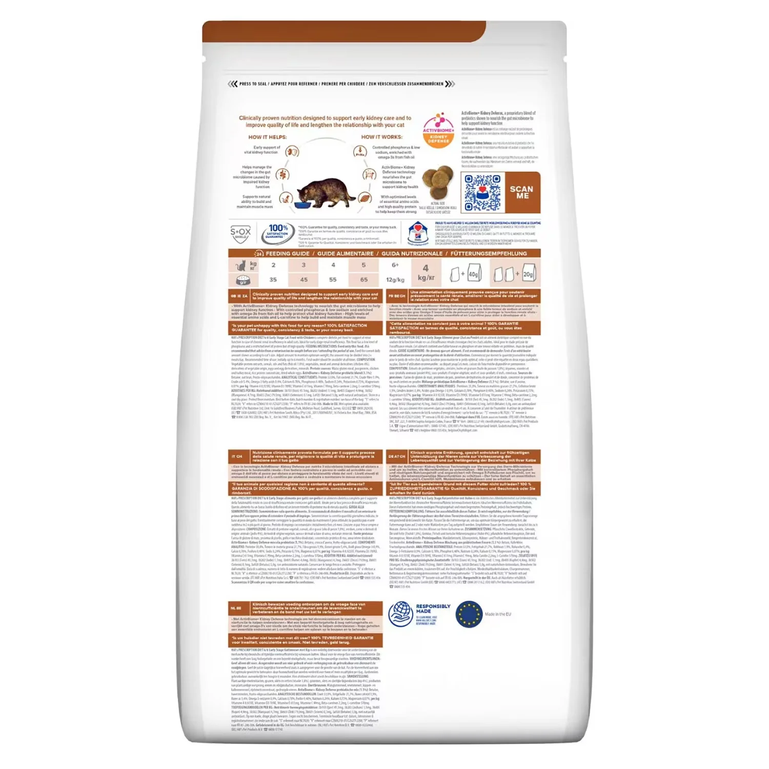 Hills Prescription Diet k/d Early Stage Kidney Care Dry Cat Food - Image 2