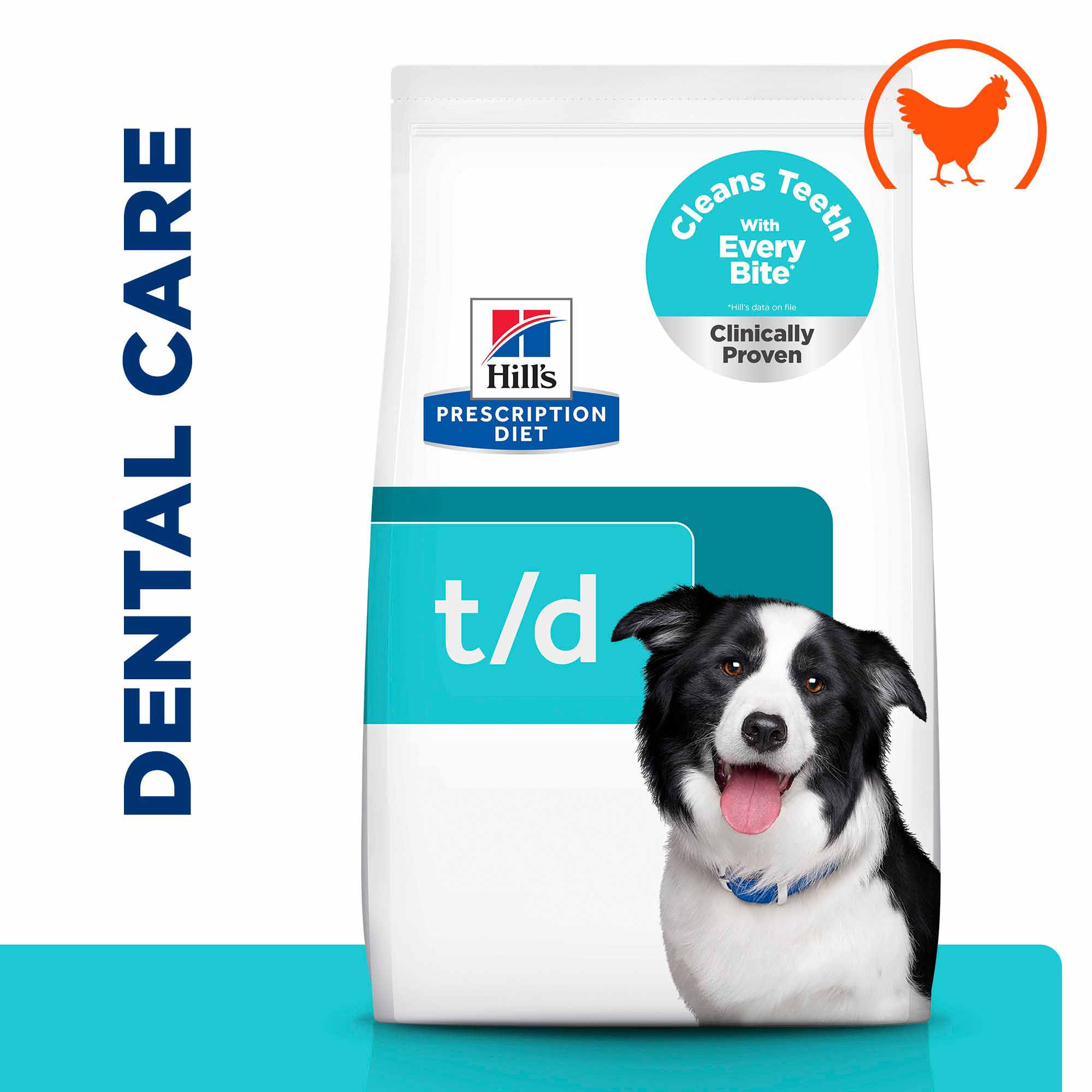 Hills Prescription Diet t/d Dental Care Dry Dog Food - 10kg - Image 2