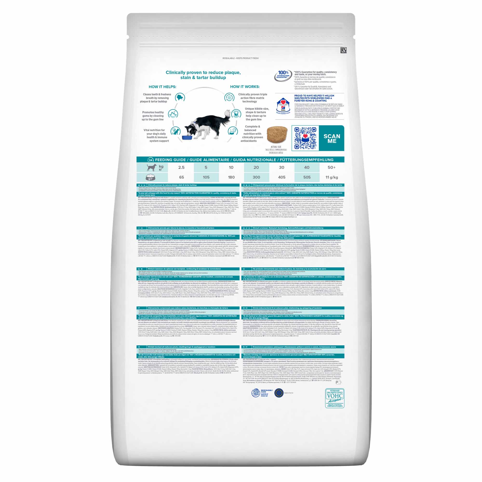 Hills Prescription Diet t/d Dental Care Dry Dog Food - 10kg - Image 3
